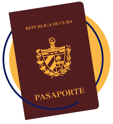 Pasaporte cubano rojo