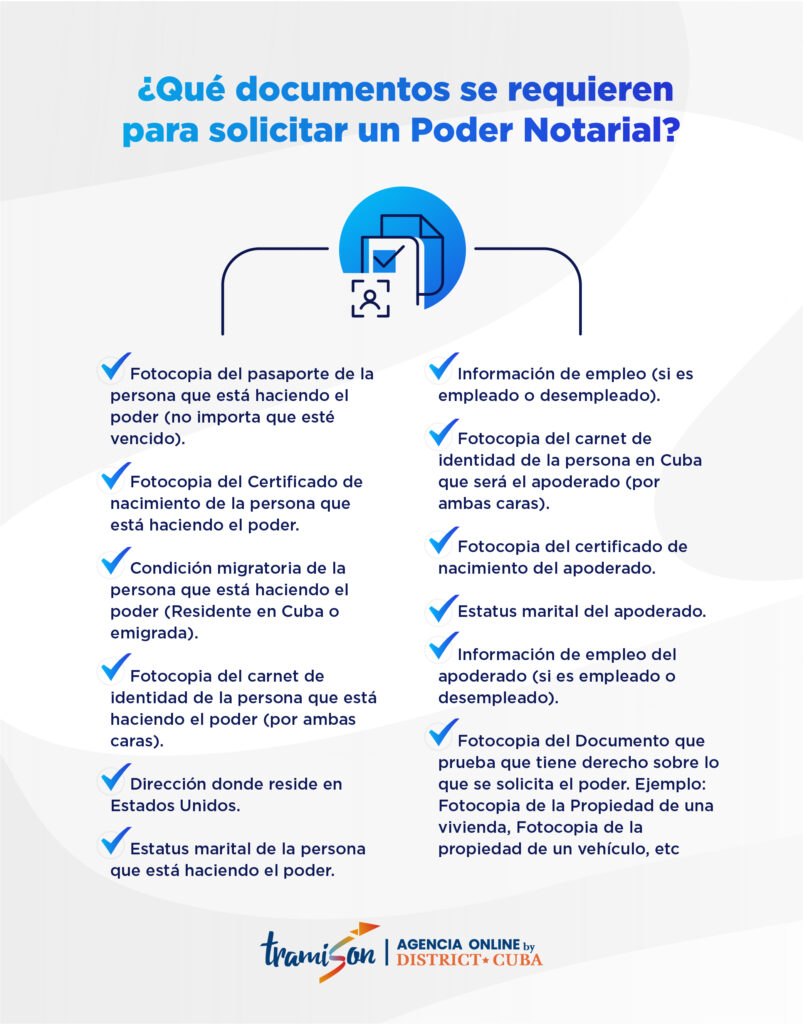 Diez ventajas de solicitar un Poder Notarial para Cuba con Tramison