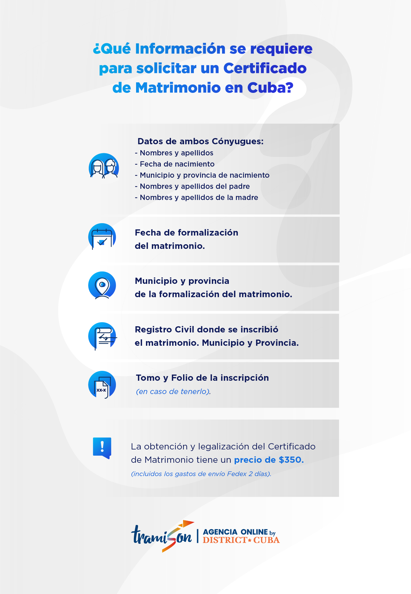 ¿Necesitas un Certificado de Matrimonio Cubano? Te ayudamos a obtenerlo